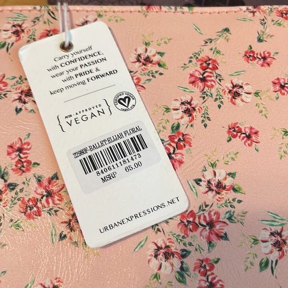 NWT Urban Expressions pink Floral Xbody - Picture 9 of 10